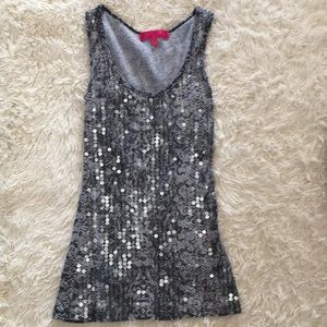 Sequin tank top